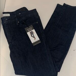 Sofia jeans NWT SIZE 10 dark blue mid rise skinny ankle